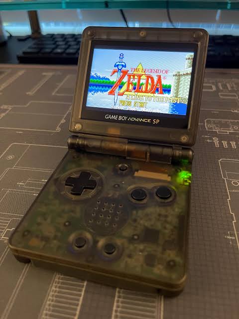 Custom Gameboy Advanced SP - Shell Swap + IPS screen - Made to order!
